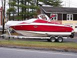 Boats on trailers