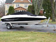 Boats on trailers